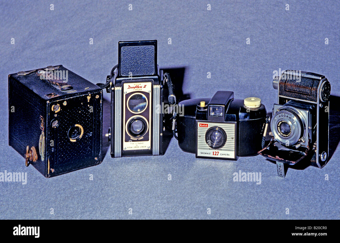 0774 Kodak Kameras England Stockfoto