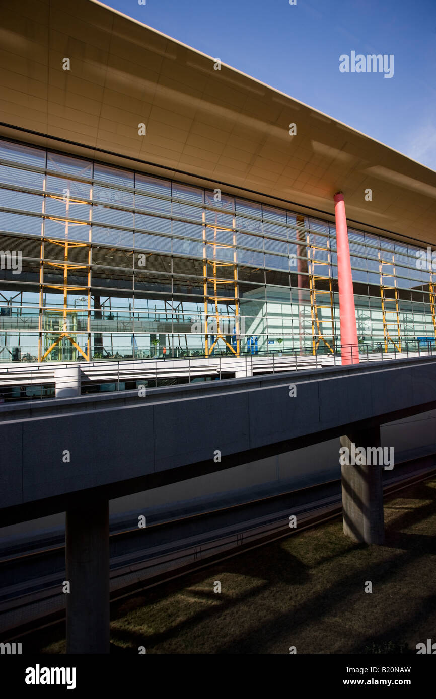 Neubau drei Terminals am Flughafen Peking China Stockfoto