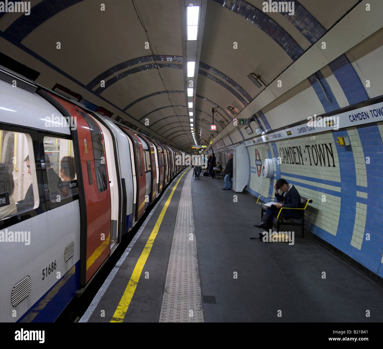 Camden Town U-Bahn-Station - Northern Line - London Stockfoto