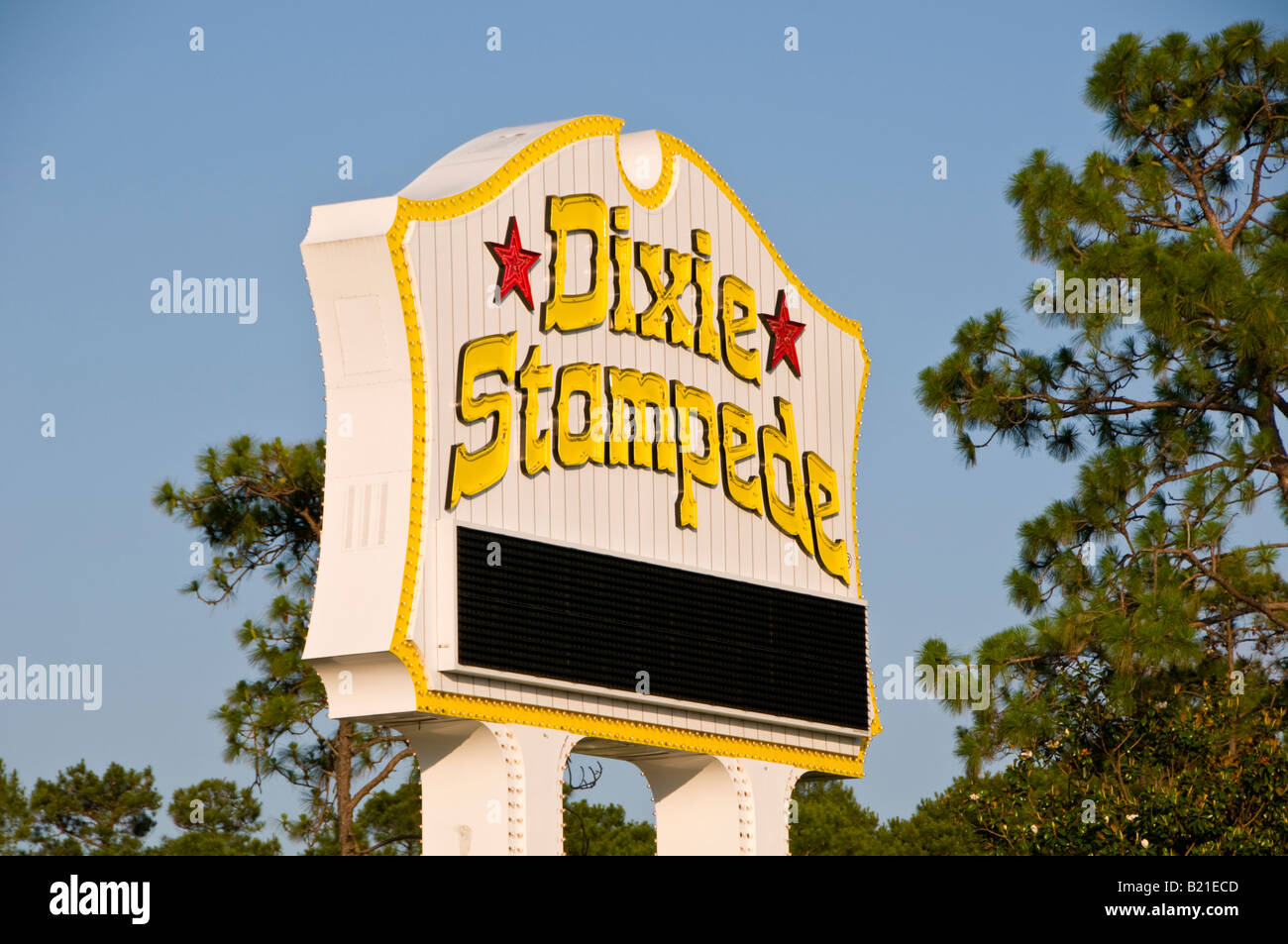Dolly Parton Dixie Stampede Dinner Show Zeichen Myrtle Beach South Carolina-SC Stockfoto