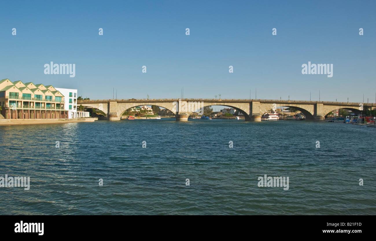 Arizona Lake Havasu City London Bridge Stockfoto