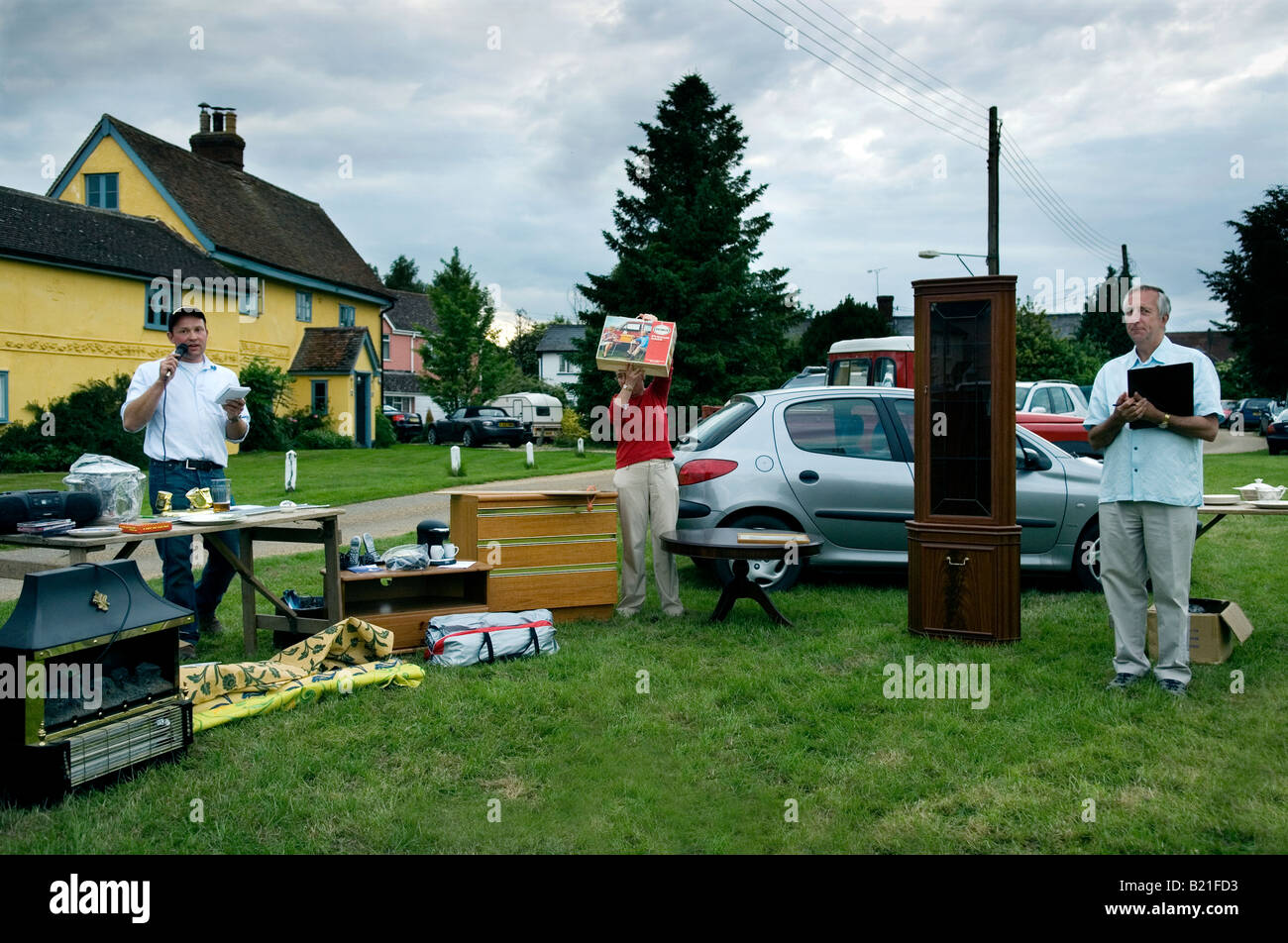 Dorffest, mittlere Tradition, Großbritannien, england Stockfoto