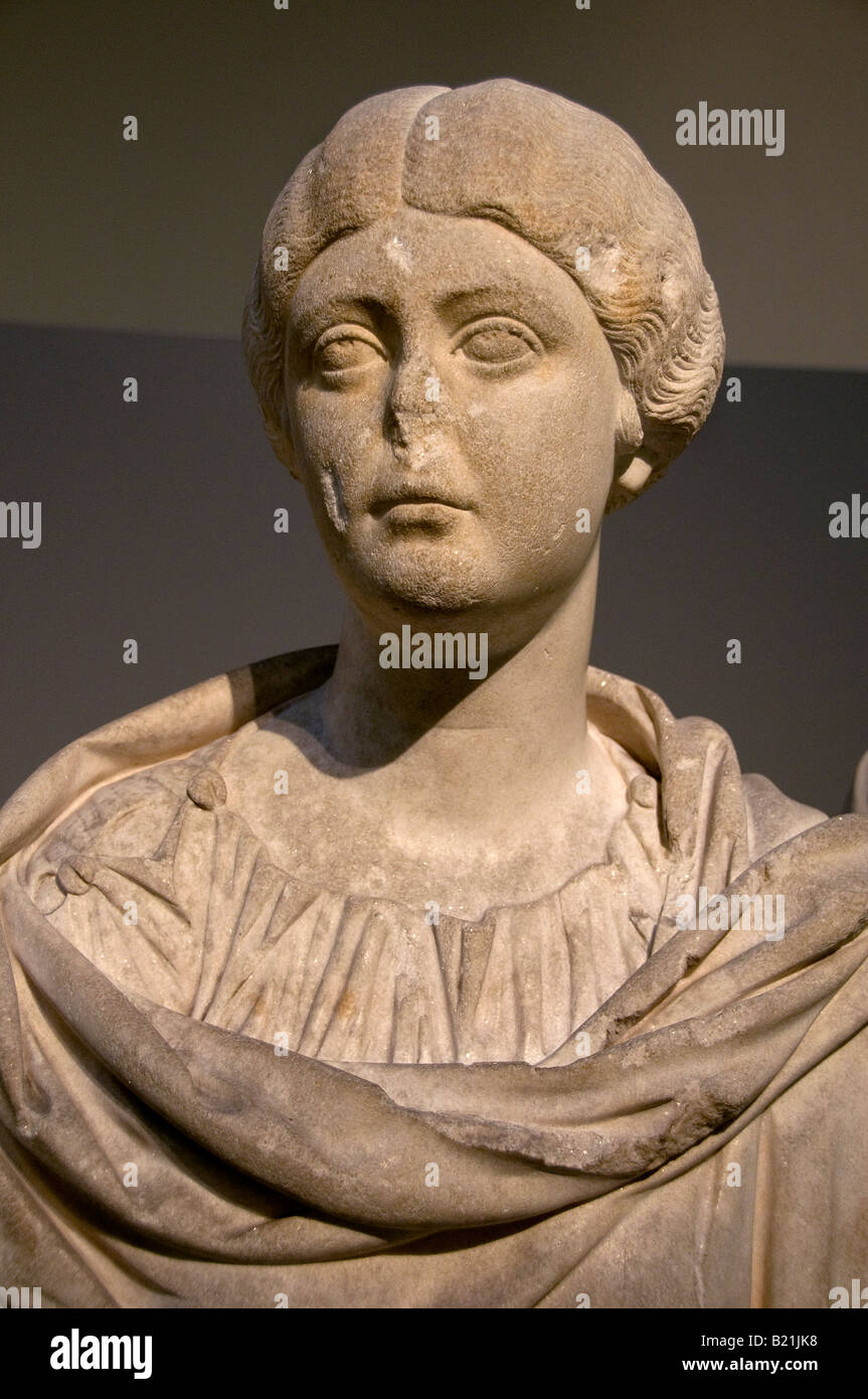 Faustina Gattin des Marcus Aurelius oder Tochter Lucilla Ehefrau von Lucius Verus oder Tochter Lucilla Ehefrau von Lucius Verus 162 170 AD Stockfoto