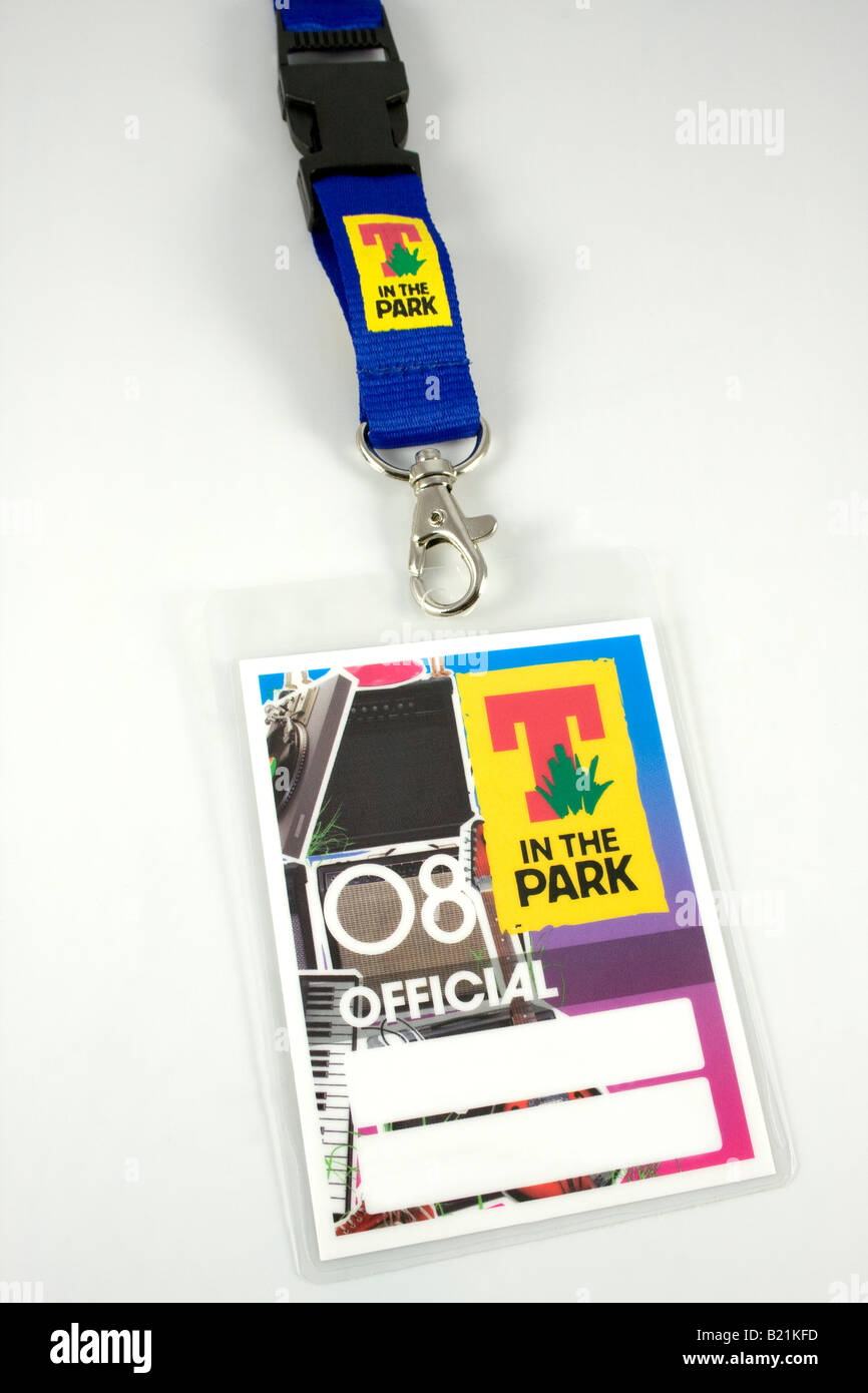 Amtlichen Pass ' t im Park "Musikfestival am 11.-13. Juli 2008 in Balado, Perth und Kinross, Schottland, Großbritannien Stockfoto