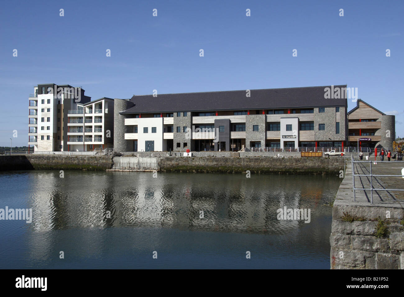 Waterside Gebäude Entwicklung Wohn Commercial Retail Shop Shops Restaurant Restaurant Freizeit Gehäuse Häuser Neubau Stockfoto