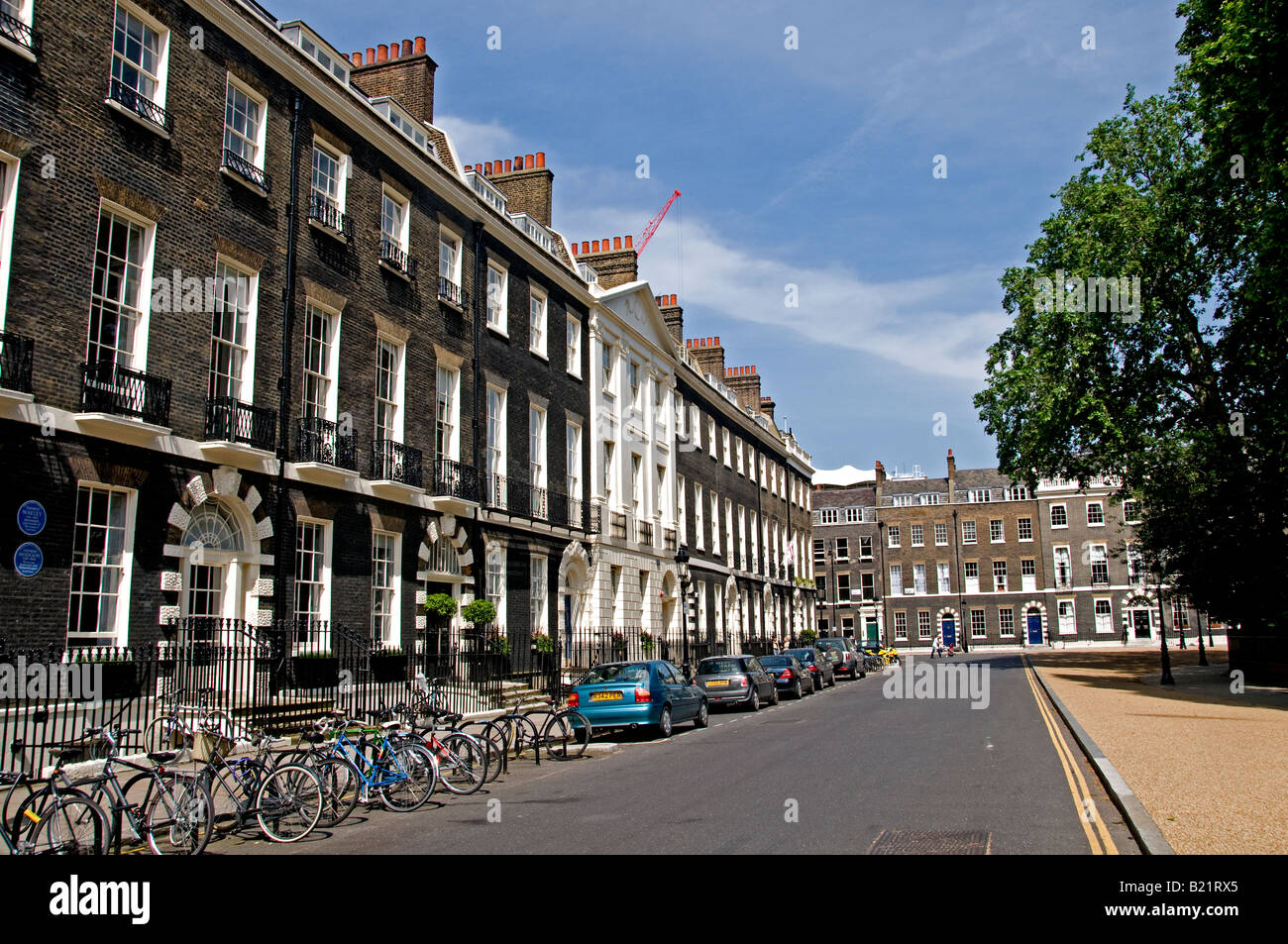 London bedford square bloomsbury house Fotos und