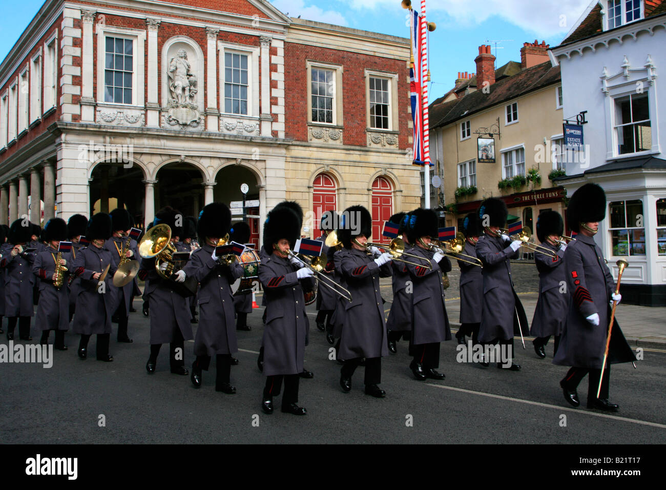 Kapellenmitglieder Durchreisende Guildhall Windsor Stadtzentrum Royal Borough of Windsor und Maidenhead, Berkshire Stockfoto