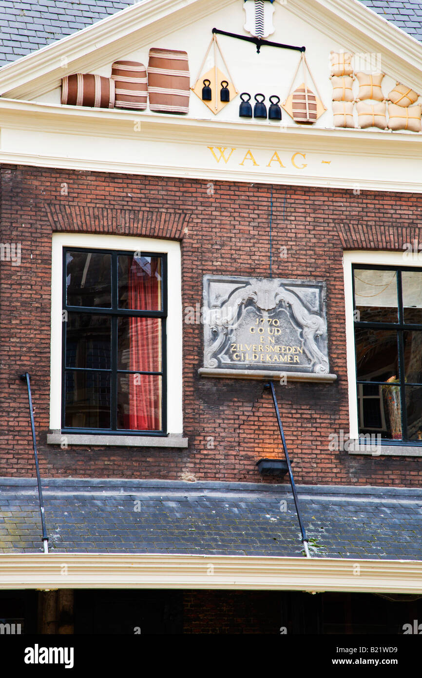 Wiegen Sie Haus Delft Niederlande Stockfoto