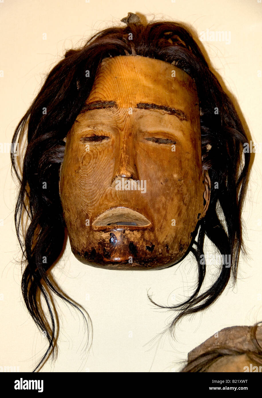 Kwakwaka Nulthamalth Winter Zeremonien rituelle Narr Tänzerin Potlatch fest Maske Indianer Native Anericans Stockfoto