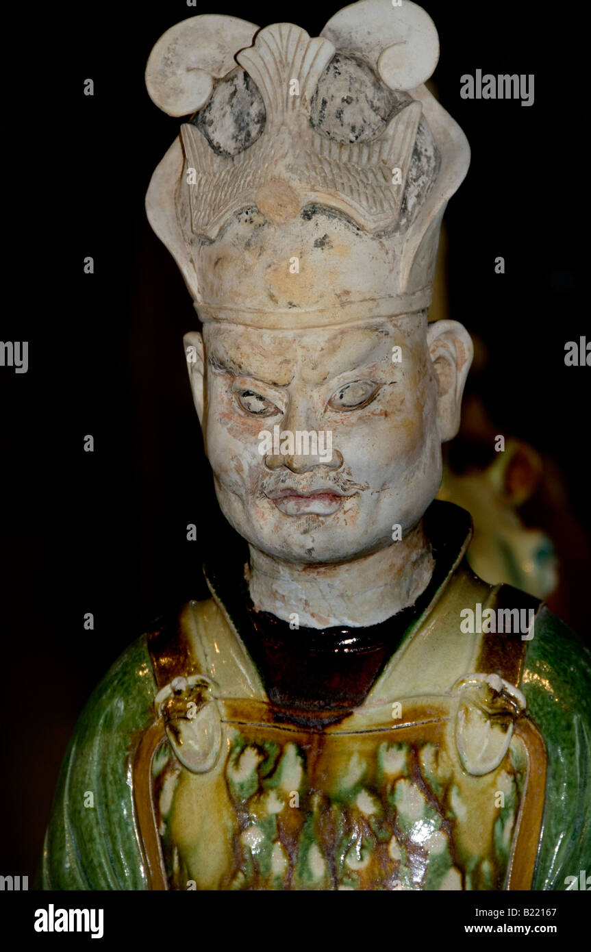 Steinzeug Abbildung Urteil Gruppe Ming Dynastie 16 Cen chinesische China Stockfoto