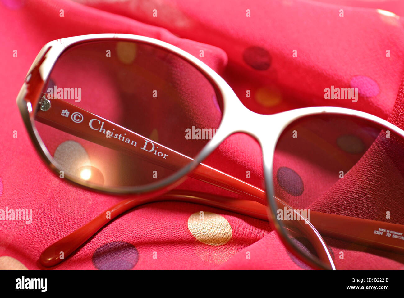 Christian Dior Sonnenbrille aus den 80ern Stockfoto