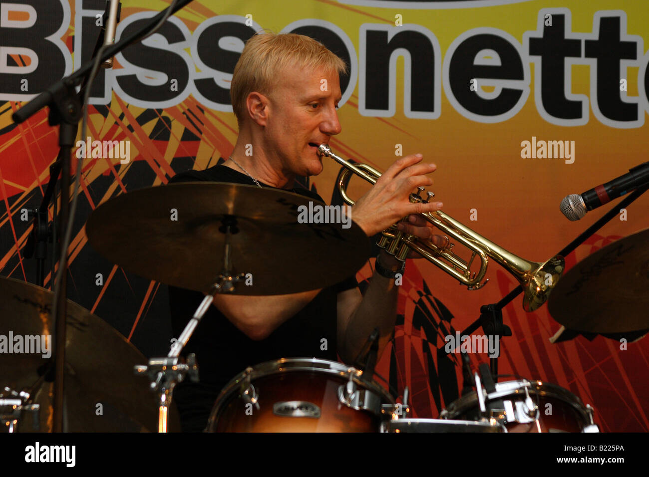 Gregg Bissonette Drummer Drum Musik Musiker Stockfoto