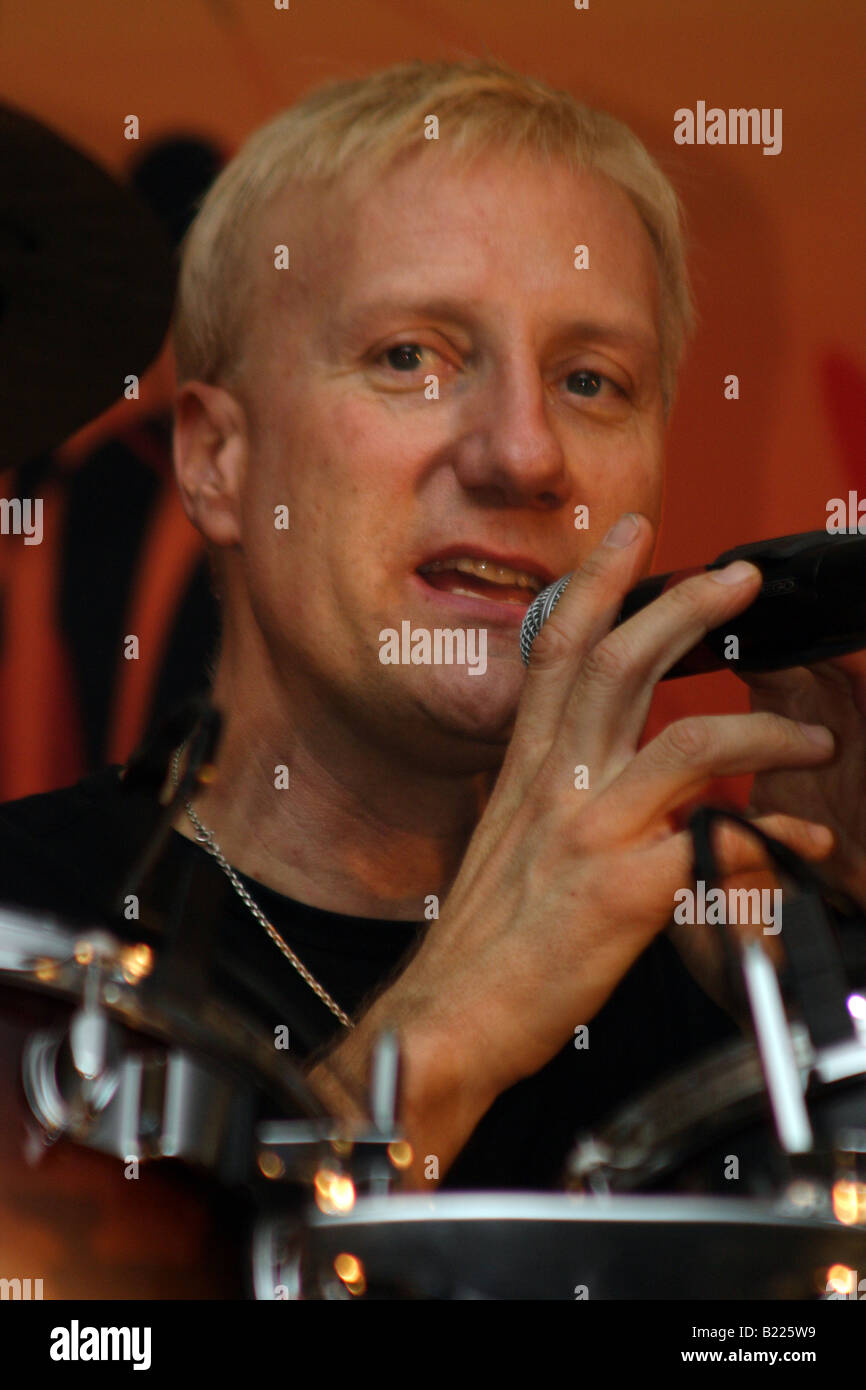 Gregg Bissonette Drummer Drum Musik Musiker Stockfoto