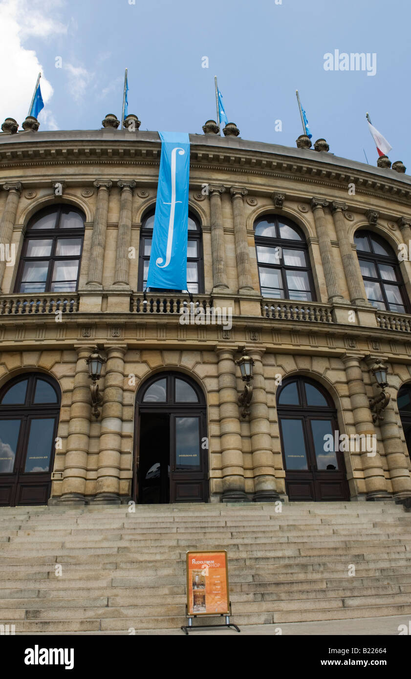 Rudolfinum, Prag, Tschechische Republik Stockfoto