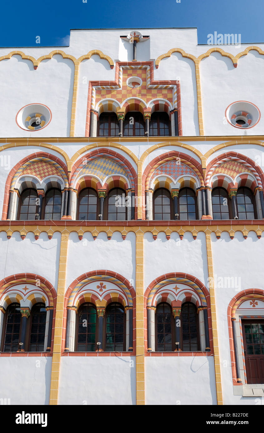 Gotische drei Könige Haus, Dreikonigehaus, Trier, Deutschland, Europa Stockfoto