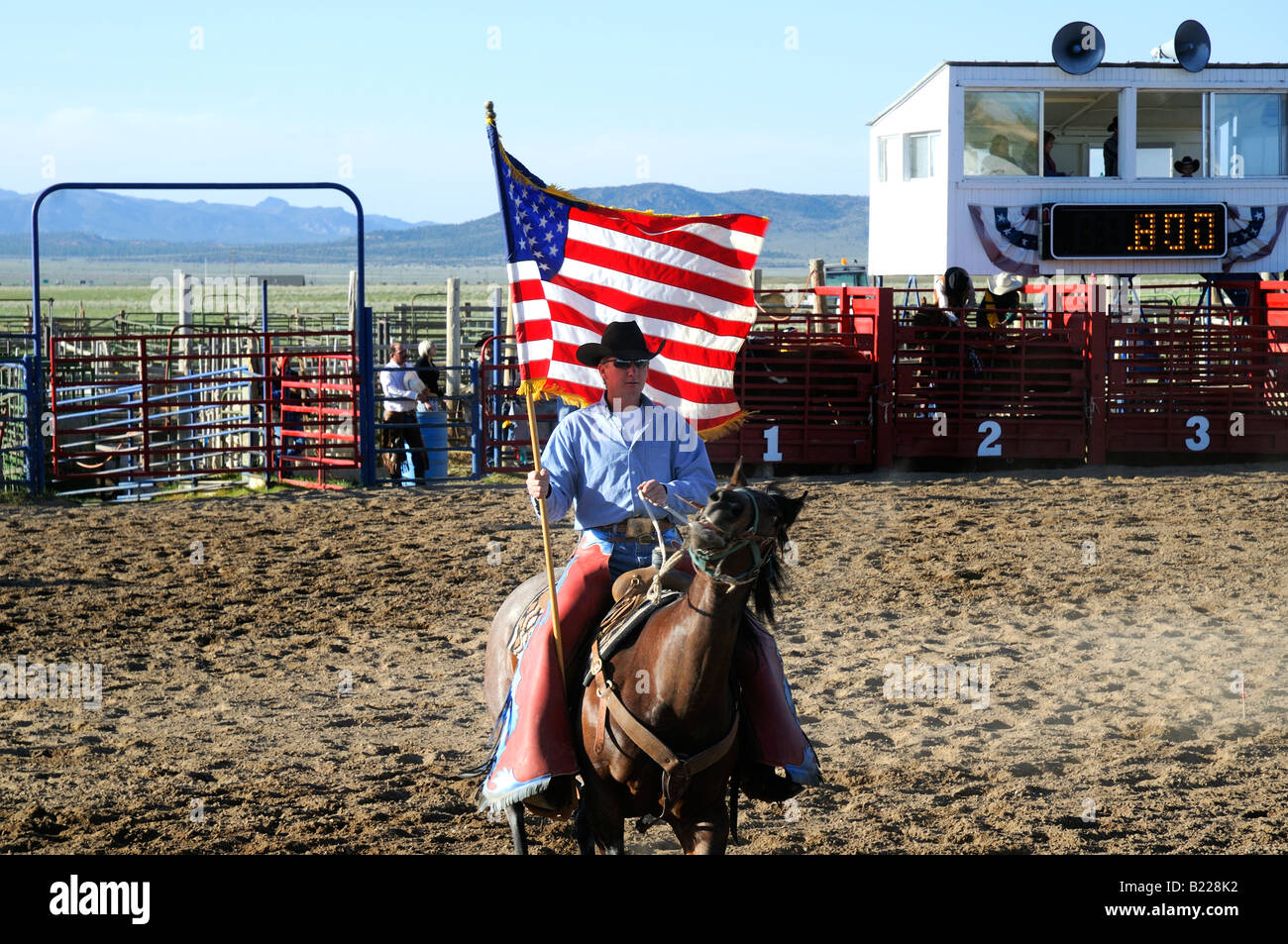 Land-Rodeo in der Nähe von Bryce Canyon in Utah, USA Stockfoto