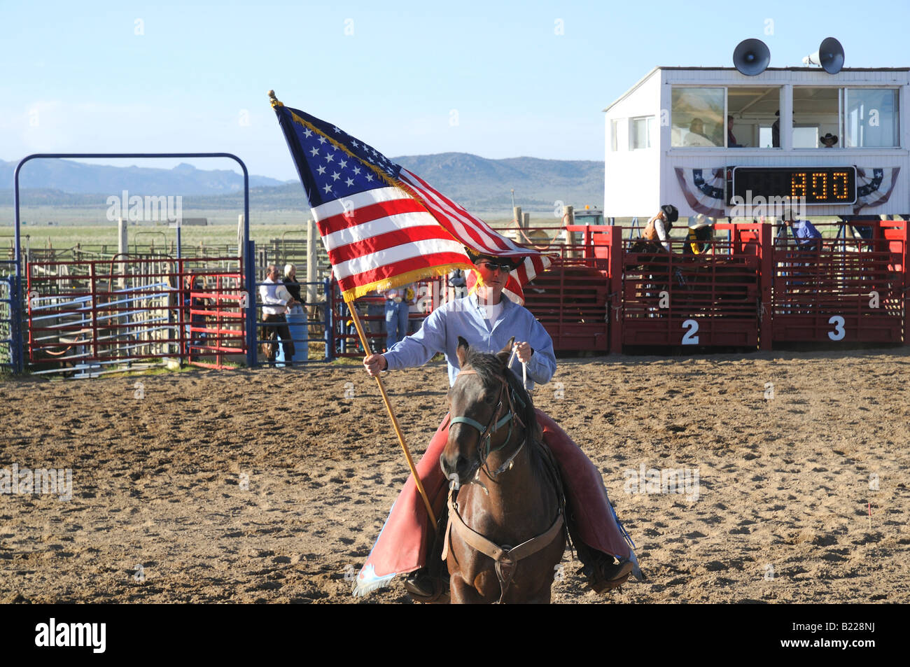 Land-Rodeo in der Nähe von Bryce Canyon in Utah, USA Stockfoto