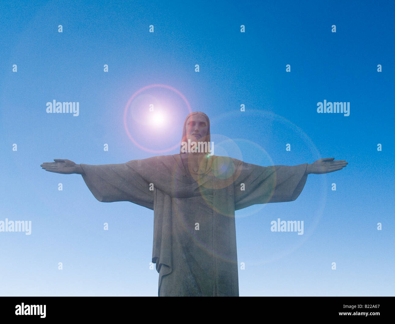 Jesus, Christus, dem Erlöser, Rio De Janeiro, Brasilien Stockfoto