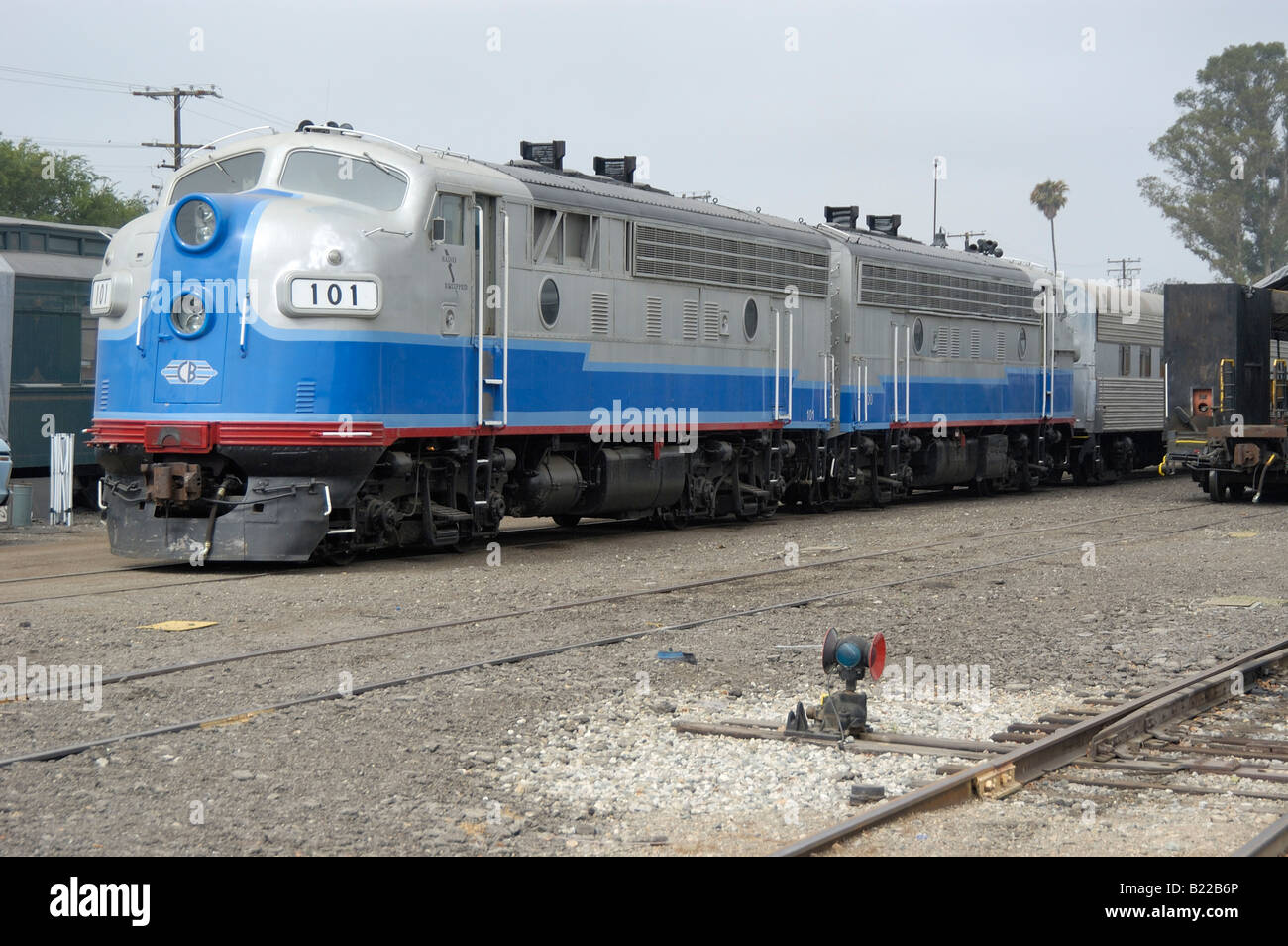 Fillmore West RR Fillmore CA 070617 6306 Stockfoto