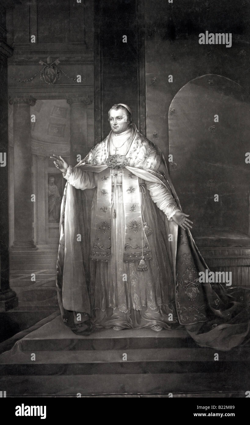 Seine Heiligkeit Papst Pius IX. Stockfoto