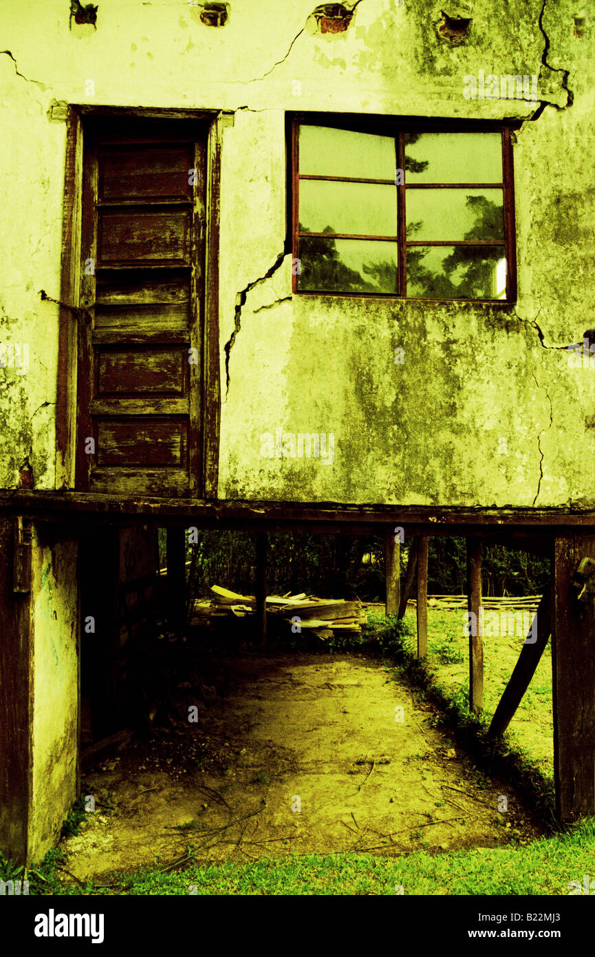 verlassene Gebäude in le Tigre Argentinien Stockfoto