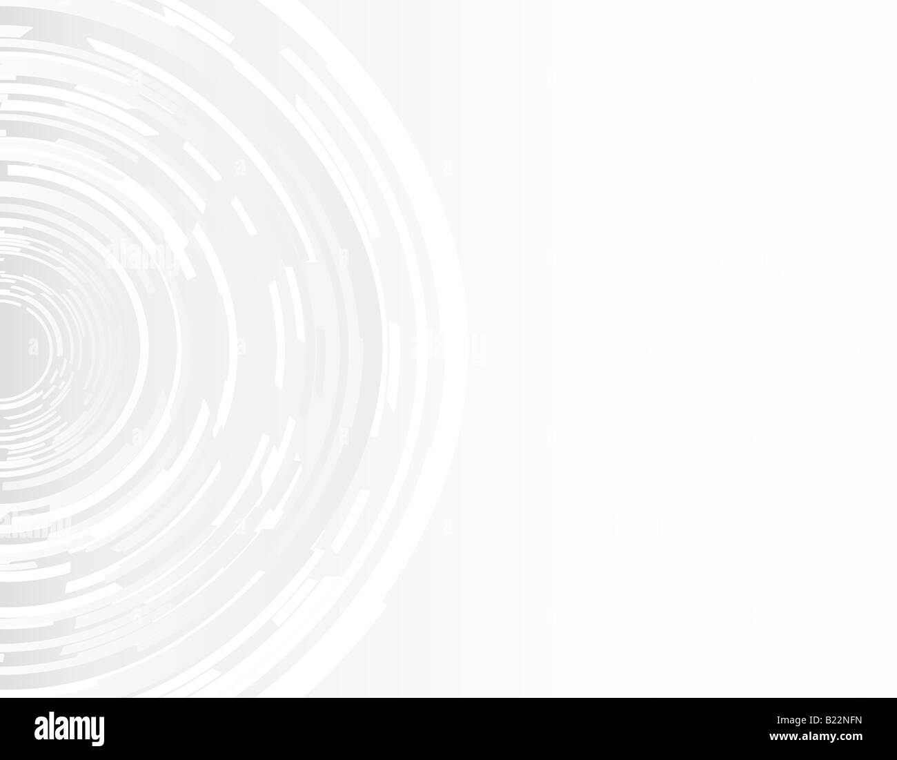 Vektor-Illustration eines stilisierten Techno Kreis abstrakte Papier Hintergrund Stockfoto