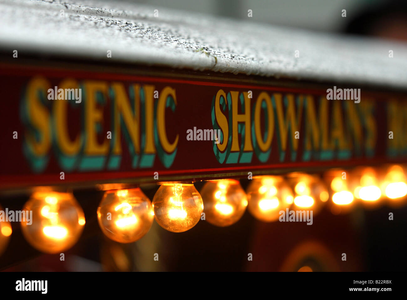 Eine vergangene Epoche wieder zum Leben erweckt mit der malerischen Showman Dampfmaschine Dampf betriebene Orgel auf der Devon County Show Stockfoto