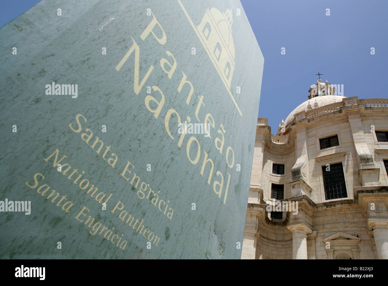 Santa Engracia oder Panteao Nacional, Lissabon, Portugal. Stockfoto