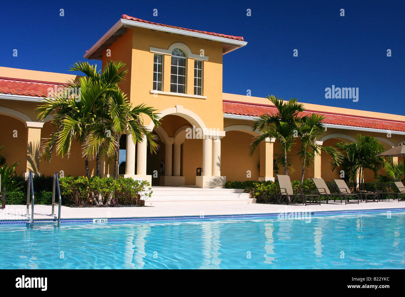 die Toskana Resort in Turks- und Caicosinseln Stockfoto