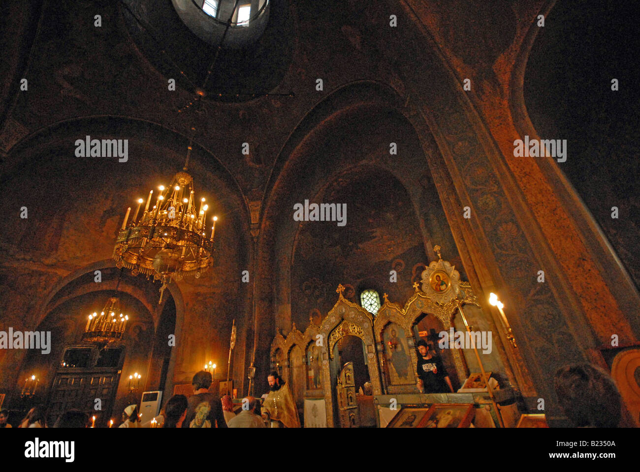 Die schöne Kirche im Zentrum von Sofia, Bulgarien. Stockfoto