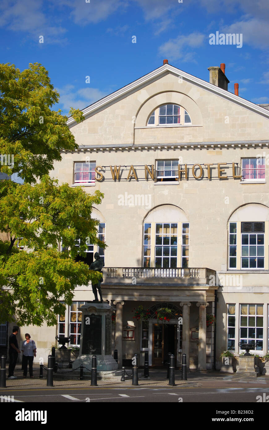 Swan Hotel am Fluss Great Ouse, Bedford, Bedfordshire, England, Vereinigtes Königreich Stockfoto