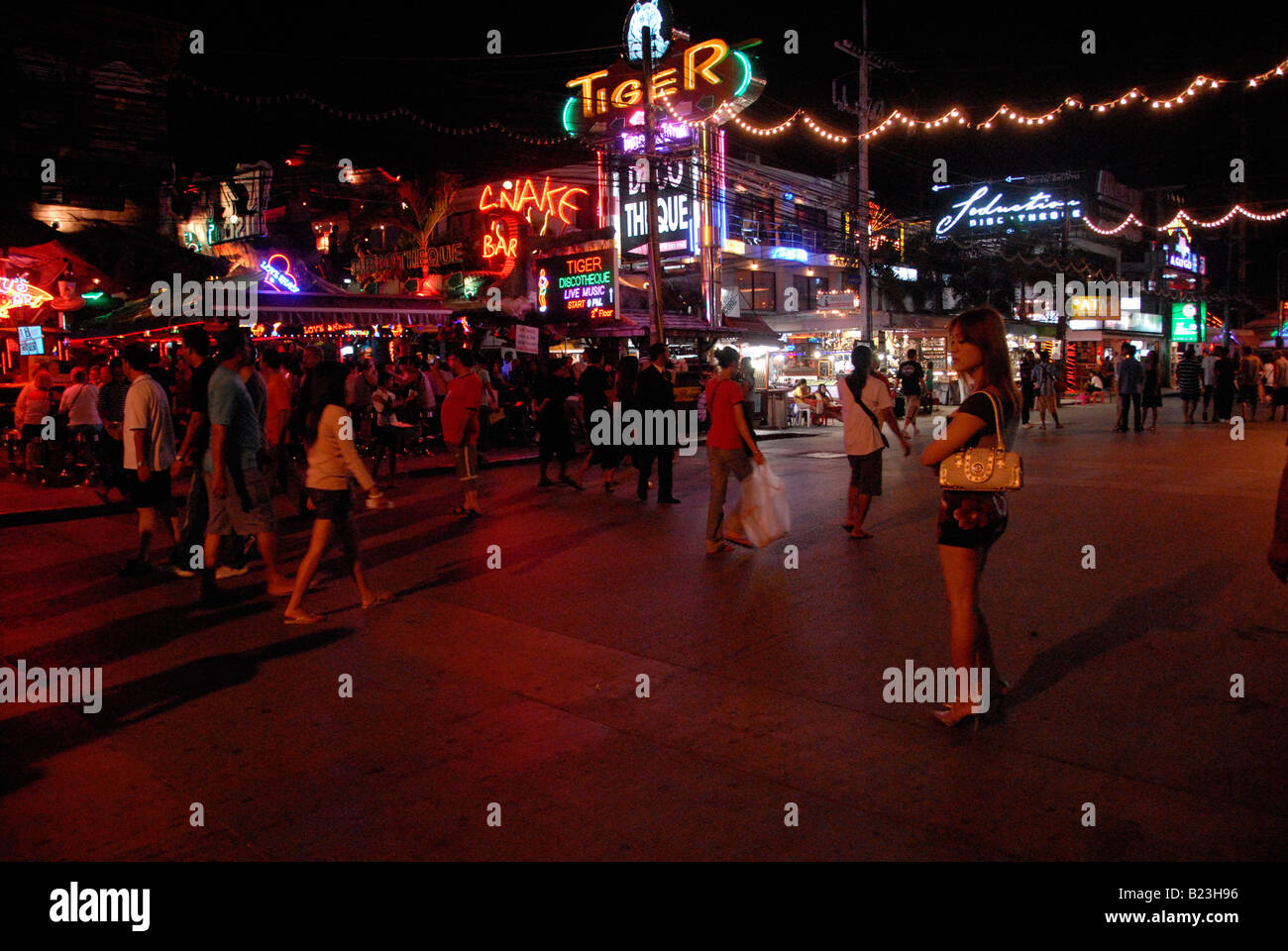 Nachtleben Patong, Phuket, thailand Stockfoto