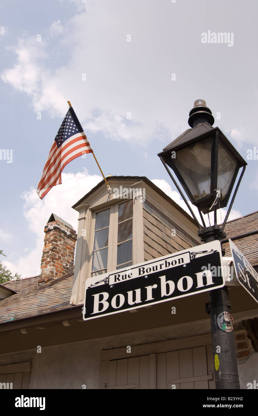 Bourbon Street Stockfoto