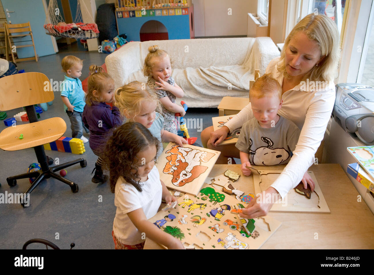 Kindertagesstätte Stockfoto