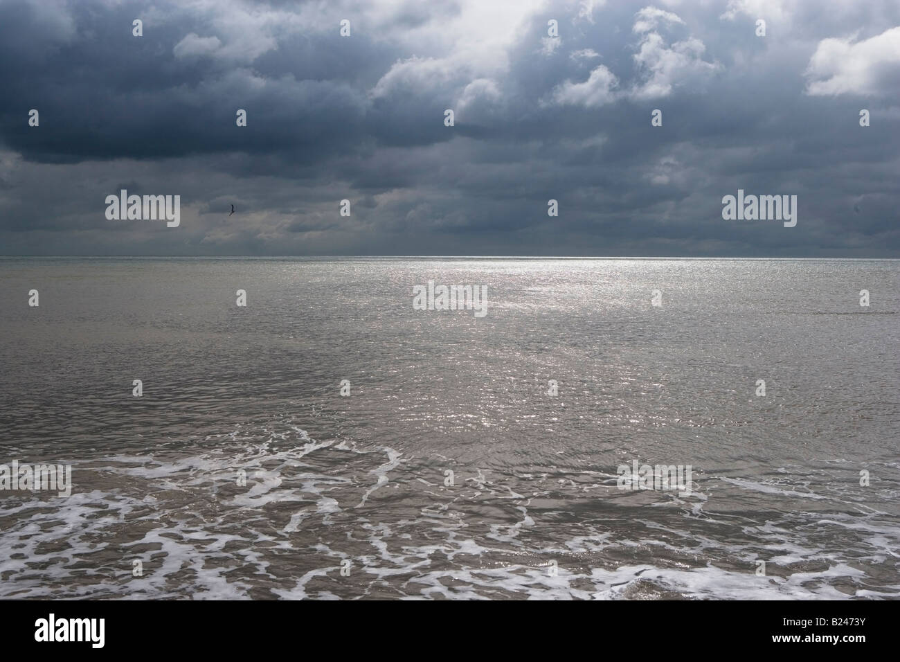 Seascape erschossen in den frühen Morgenstunden. Stockfoto