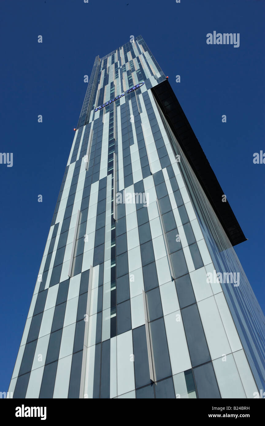 BEETHAM TOWER HILTON HOTEL DEANSGATE MANCHESTER SOMMER ENGLAND VEREINIGTES KÖNIGREICH UK Stockfoto