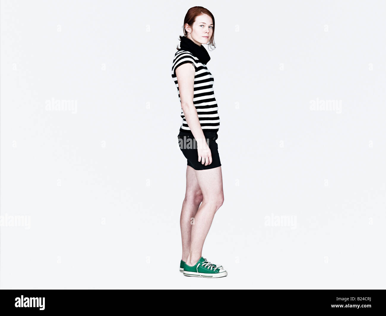 Porträt einer jungen Frau Stockfoto