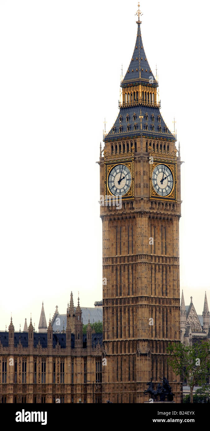 London Big Ben Clock Tower und Parlamentsgebäude Stockfoto