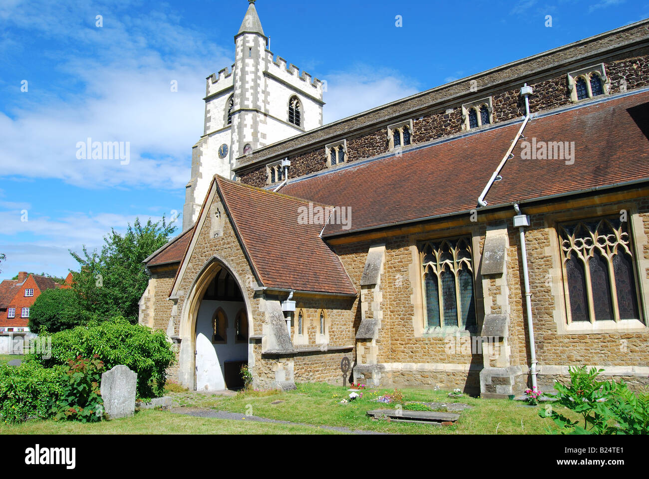 All Saints Parish Church, Landbesitztümern Avenue, Wokingham, Berkshire, England, Vereinigtes Königreich Stockfoto All Saints Parish Church, Landbesitztümern Avenue, Wokingham, Berkshire, England, Vereinigtes Königreich Stockfoto