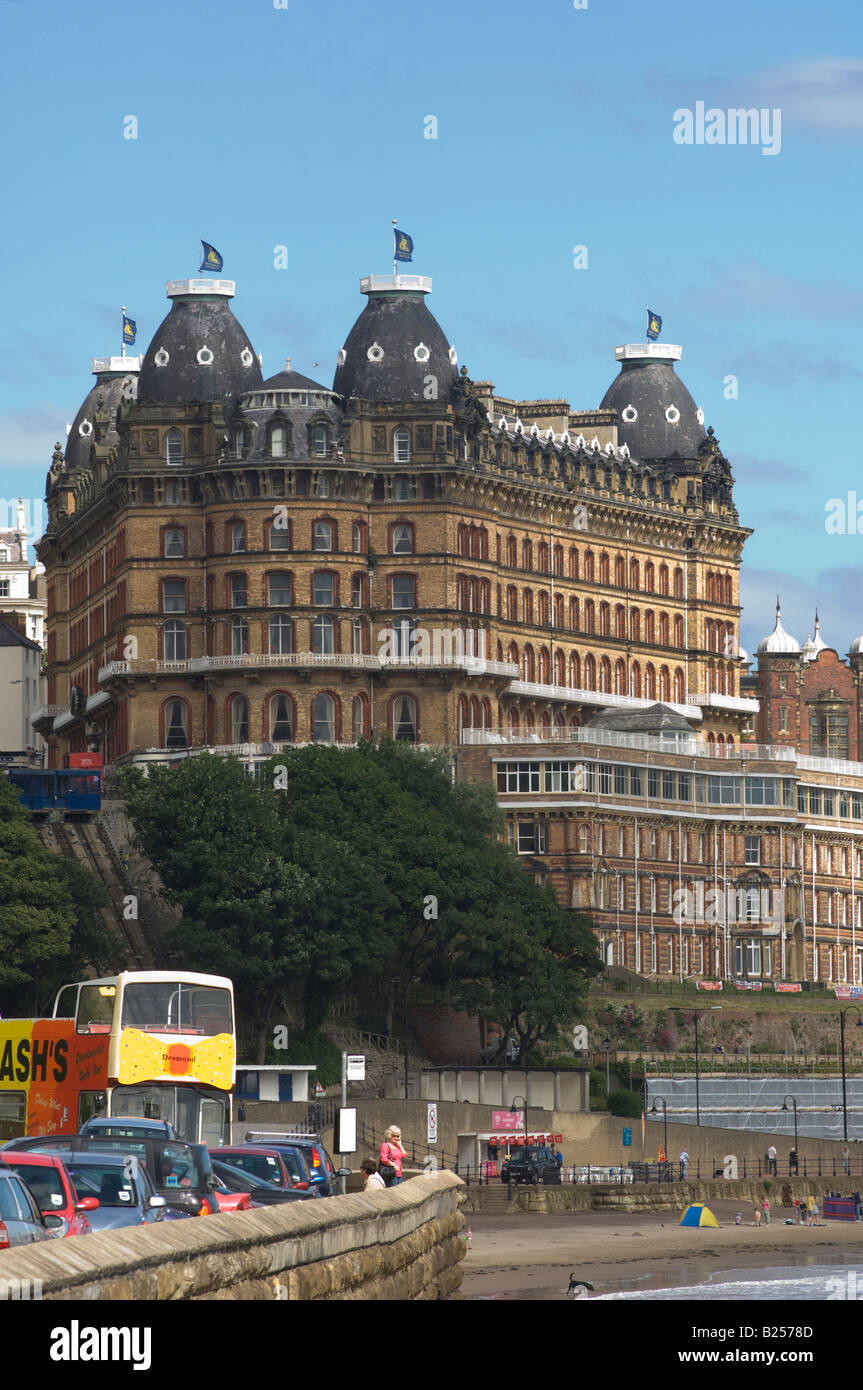 Das Grand Hotel in Scarborough, England Stockfoto