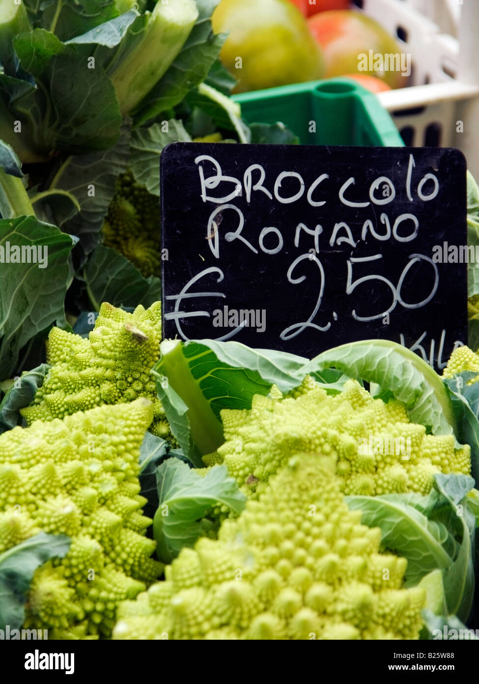 Broccolo romano Stockfoto