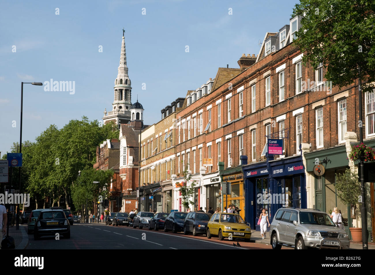 Obere Straße Islington London England UK Stockfoto