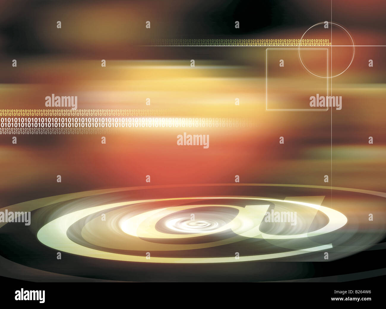 Digitalen Hintergrund im internet Stockfoto