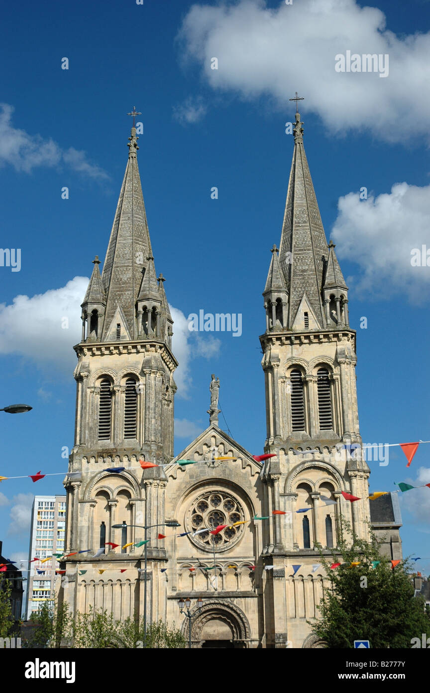 Kirche in Cherbourg "Nordfrankreich" Stockfoto