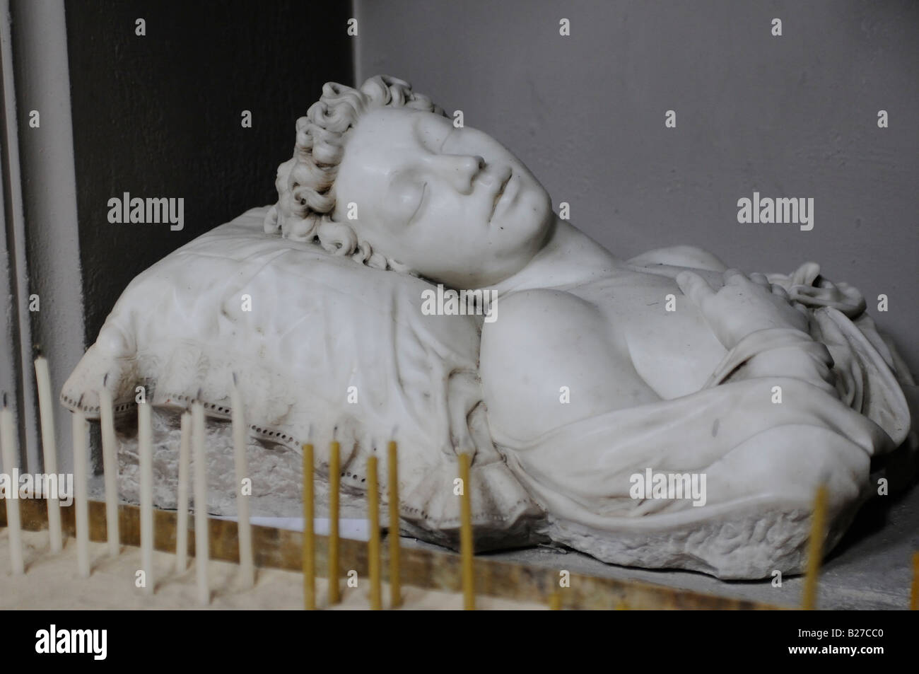 Skulptur im Dunstan In der Westkirche am Fleet Street London Stockfoto