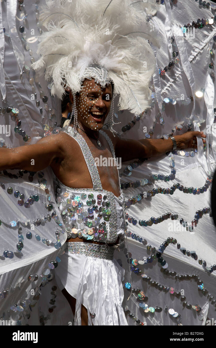 Performer bei den 2008 Gay-Pride-Parade in London, Großbritannien Stockfoto