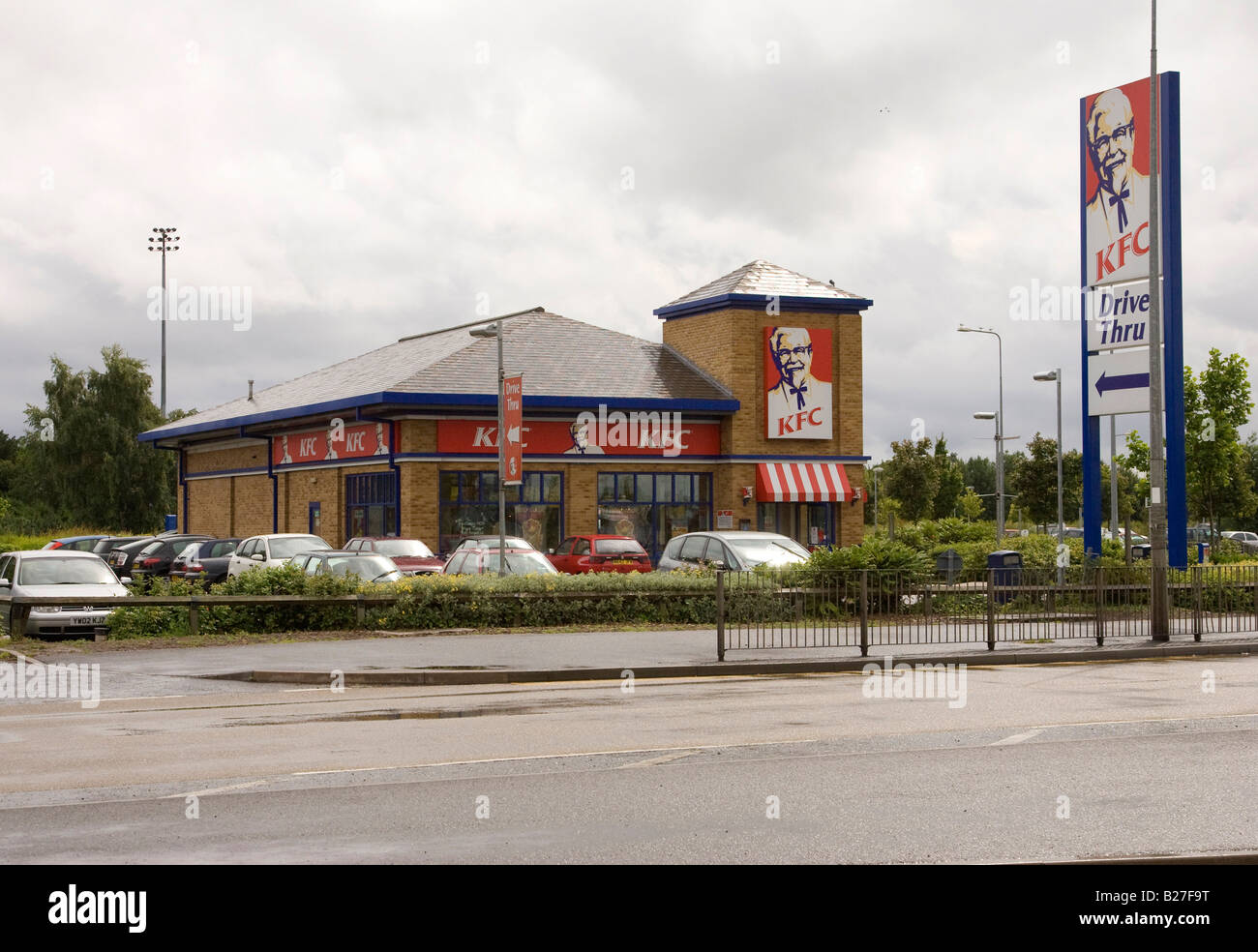 KFC-restaurant Stockfoto