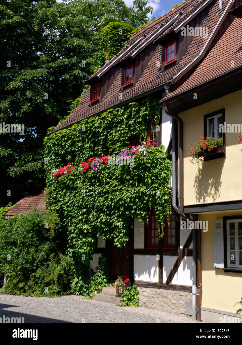 Fachwerkhaus, Erfurt, Deutschland Stockfoto