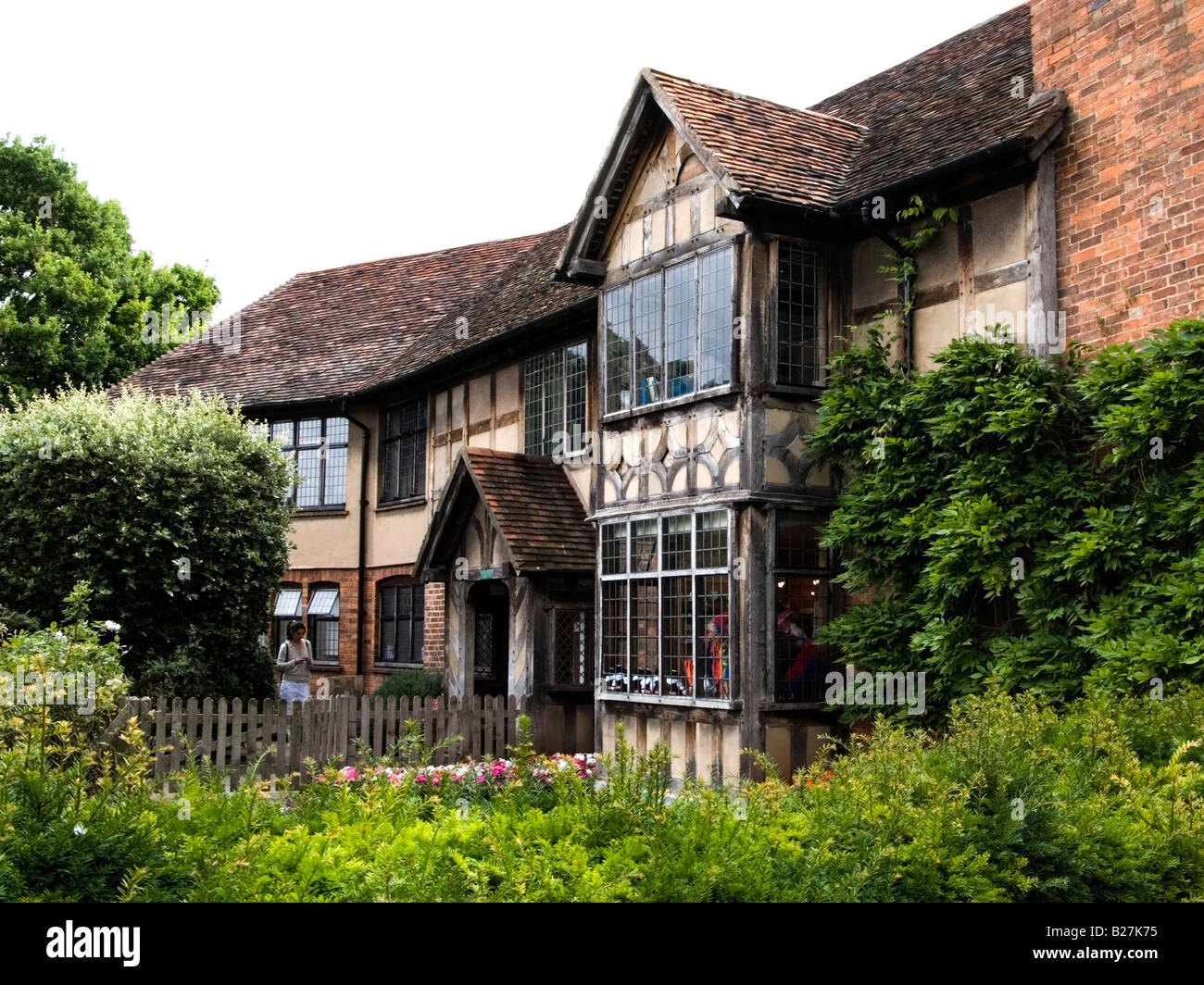 Shakespeare-Besucherzentrum in Shakespeares Geburtsort auf Henley Street, Stratford on Avon, Warwickshire, England Stockfoto