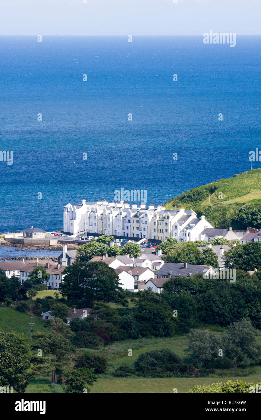 Cushendun County Antrim Nordirland. Cushendun liegt an der Mündung des Flusses Dun und Glendun, einer der neun Glens von Antrim. Stockfoto